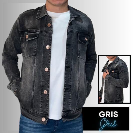 CHAQUETA EN JEANS PARA HOMBRE