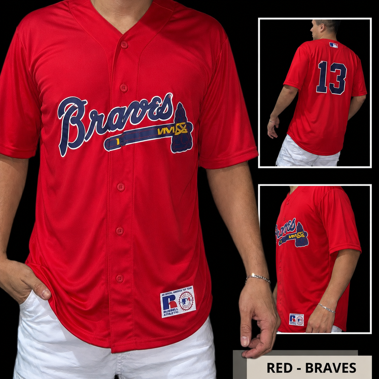 Camiseta Beisbolera tipo americana