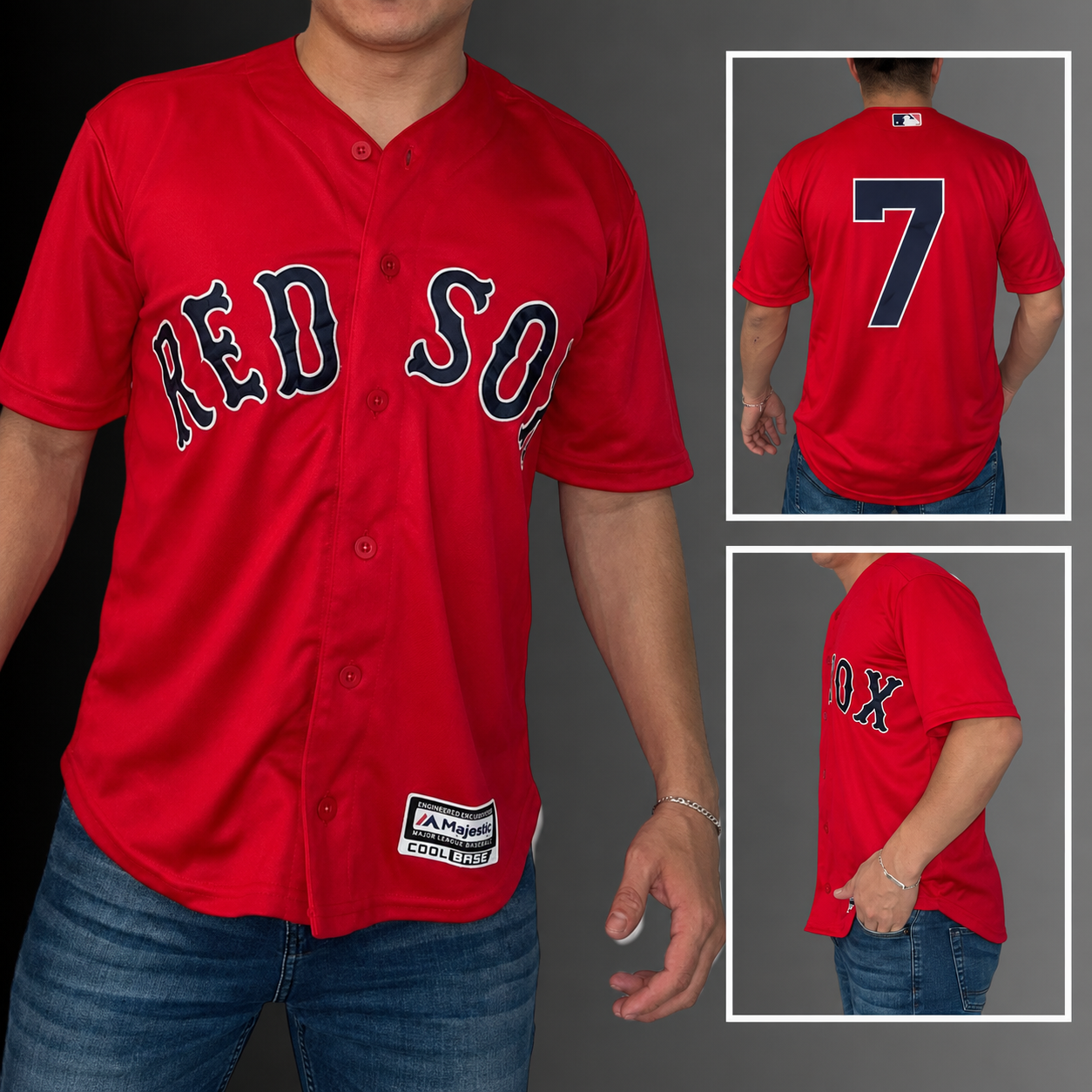 Camiseta Beisbolera tipo americana