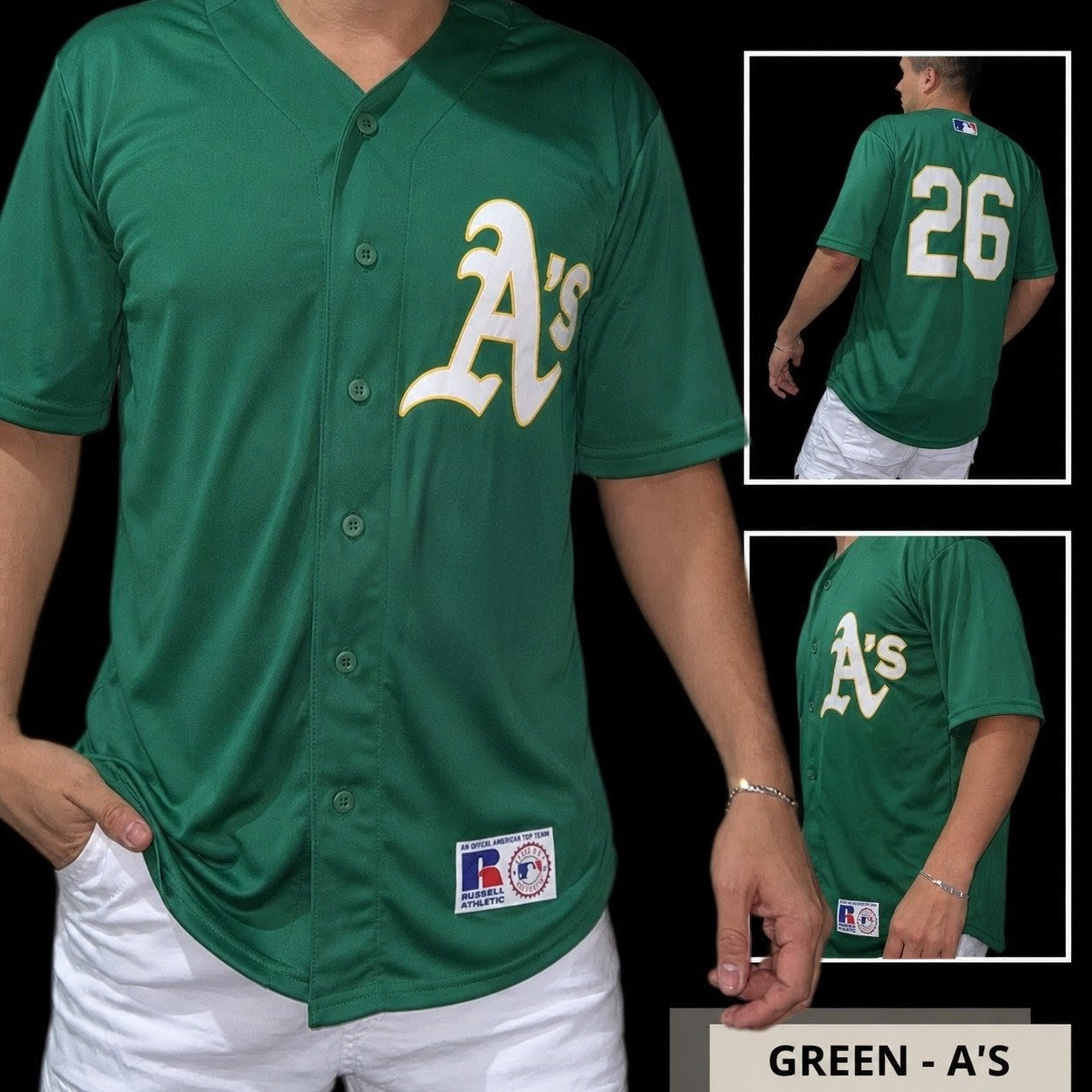Camiseta Beisbolera tipo americana